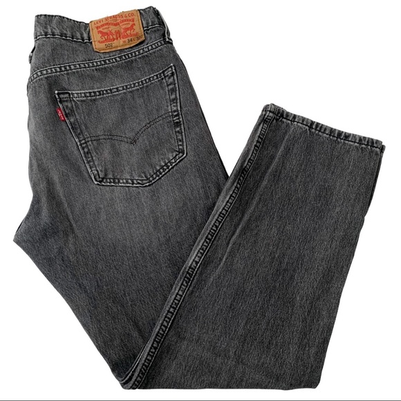 Levi’s 502 Grey Slim Tapered Straight Leg Jeans - Picture 5 of 15